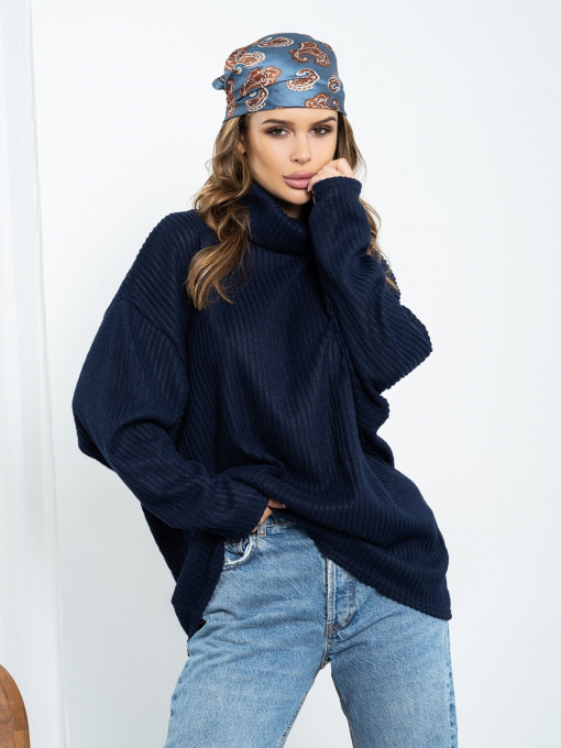 Свитер ISSA Plus модель 13763_darkblue Фото