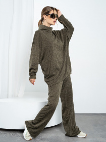 Костюм ISSA Plus модель 14193_khaki Фото