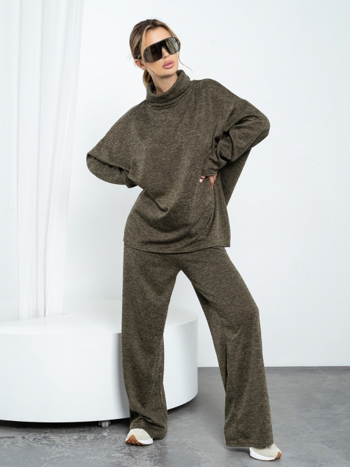 Повсякденний костюм ISSA Plus модель 14193_khaki Фото