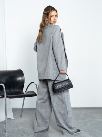 Деловой костюм ISSA Plus модель 14194_gray Фото