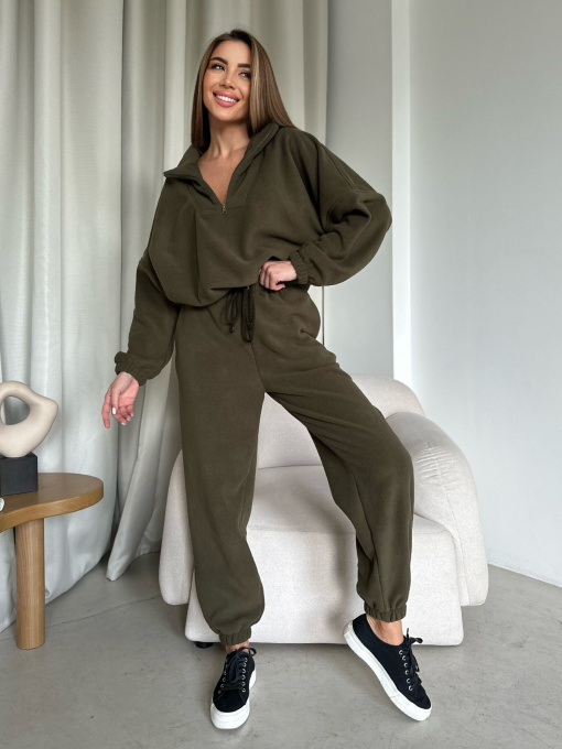 Спортивний костюм ISSA Plus модель 14197_khaki Фото