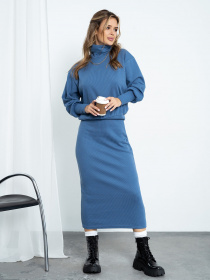 Костюм ISSA Plus модель 14199_blue Фото