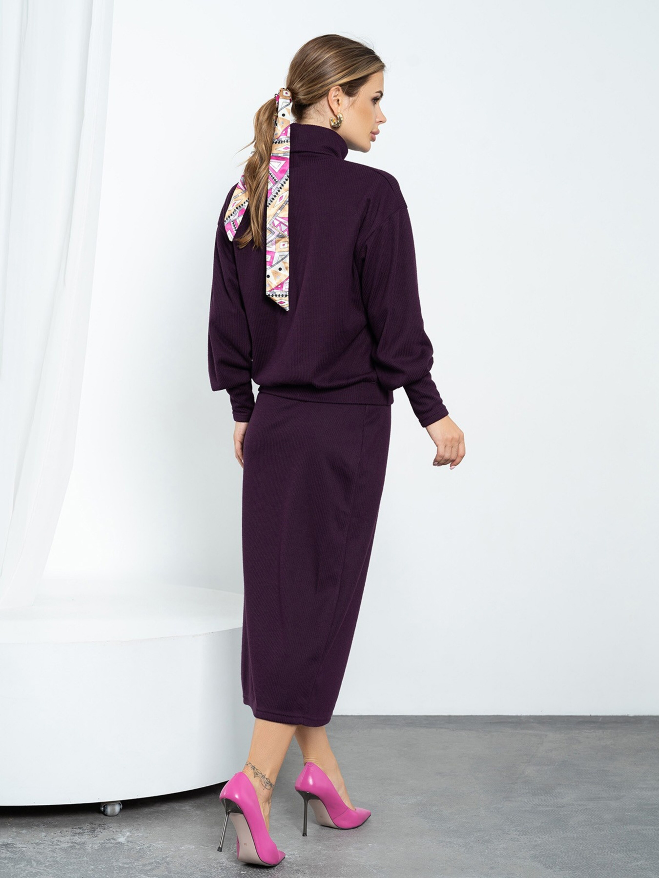 Костюм ISSA Plus модель 14199_purple Фото