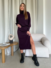 Повседневный костюм ISSA Plus модель 14201_purple Повседневный костюм ISSA Plus модель 14201_purple Фото