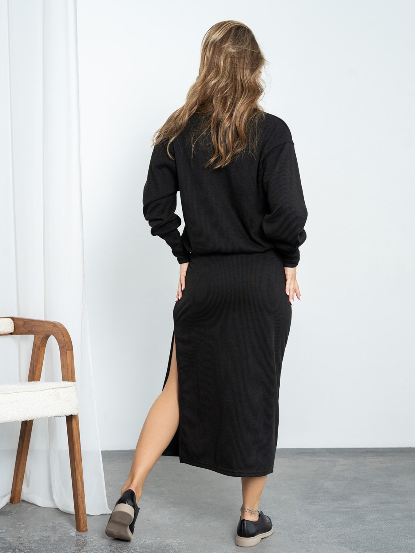 Повсякденний костюм ISSA Plus модель 14201_black Фото