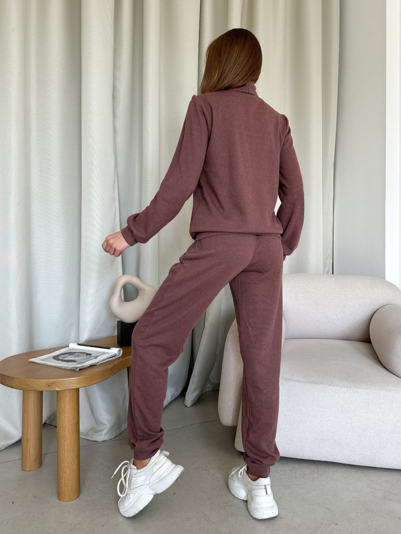 Спортивный костюм ISSA Plus модель 14207_brown Фото