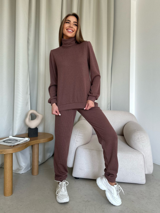 Спортивний костюм ISSA Plus модель 14207_brown Фото