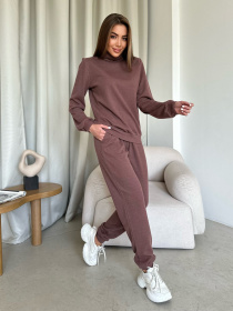 Спортивний костюм ISSA Plus модель 14207_brown Спортивний костюм ISSA Plus модель 14207_brown Фото