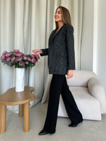 Піджак ISSA Plus модель 14209_black Фото