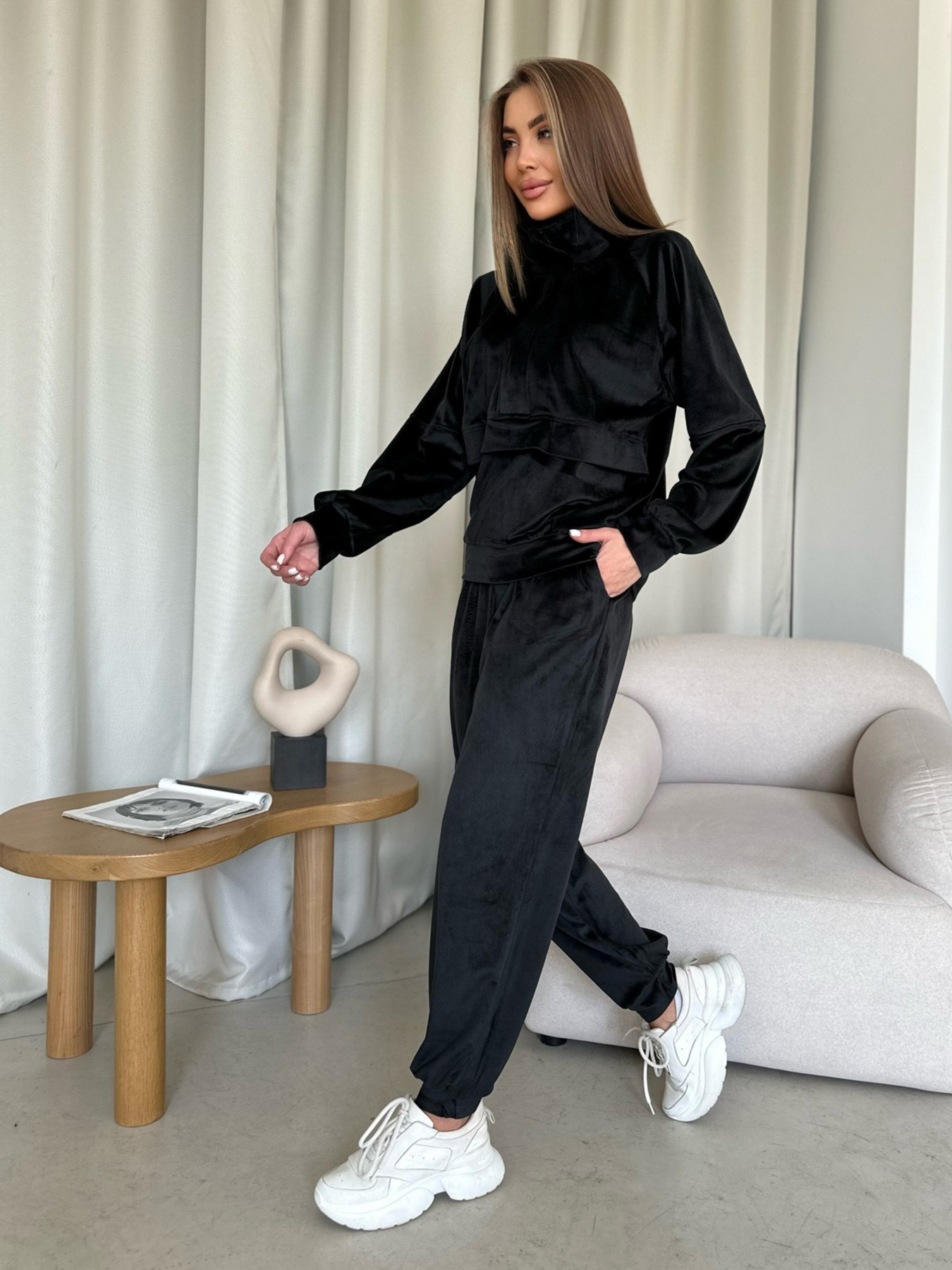 Спортивний костюм ISSA Plus модель 14211_black Фото