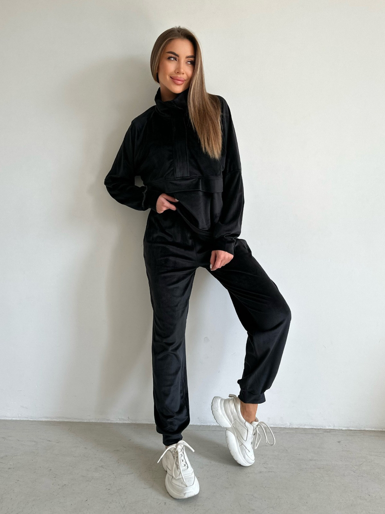 Спортивний костюм ISSA Plus модель 14211_black Фото