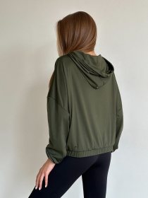 Кофта ISSA Plus модель 14213_khaki Фото