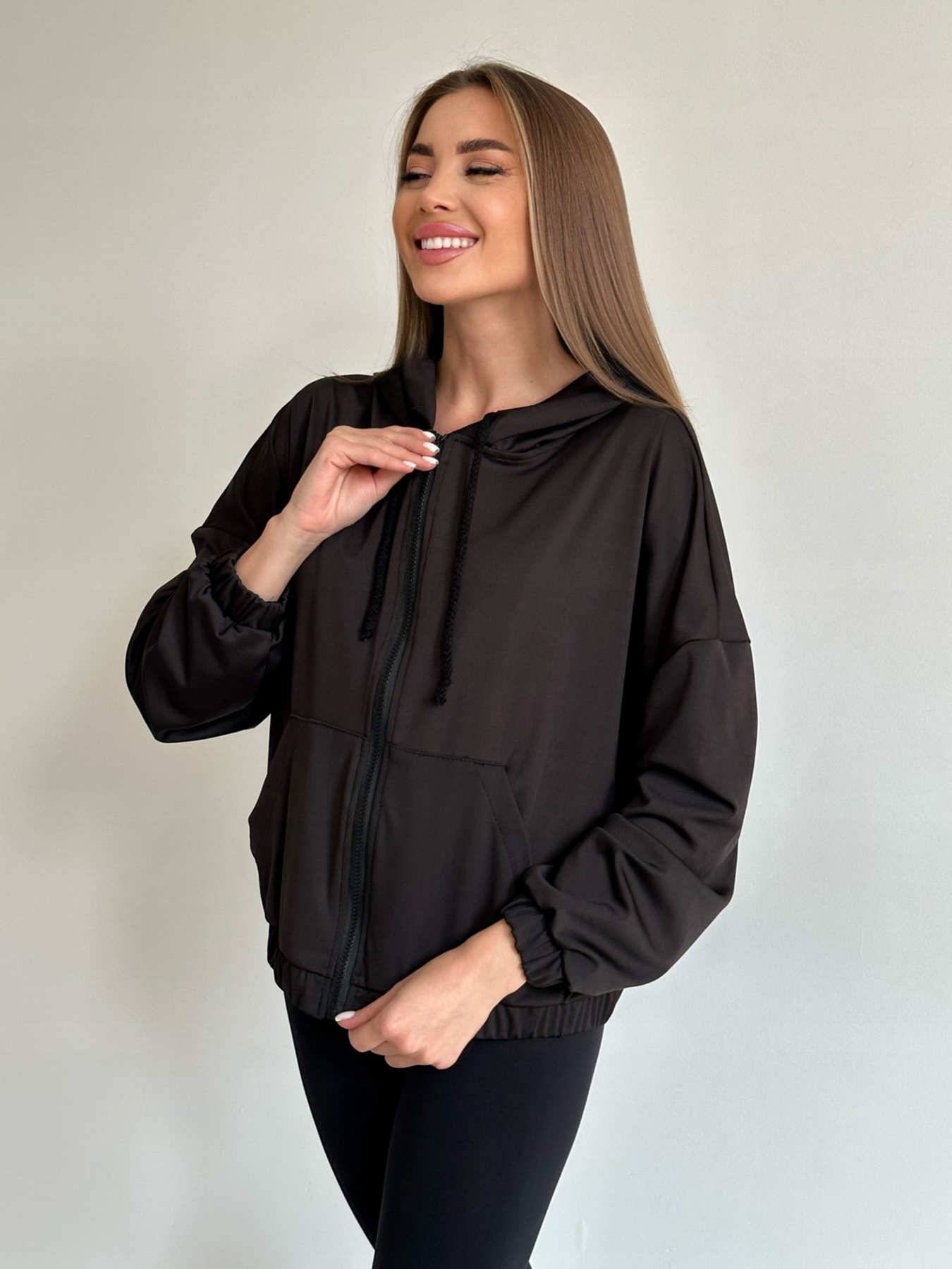 Кофта ISSA Plus модель 14213_black Фото