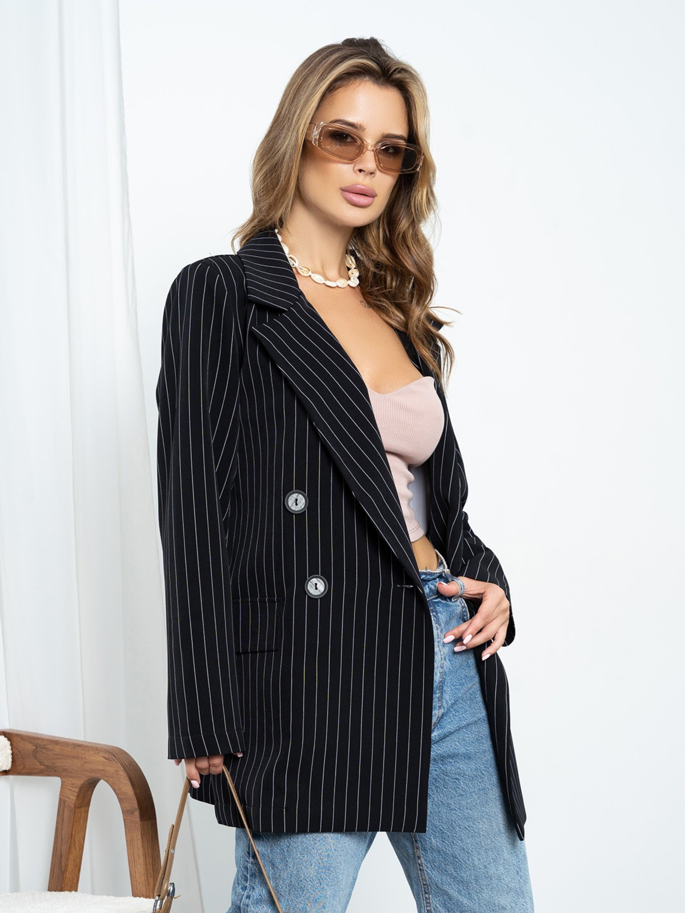 Блейзер ISSA Plus модель 14215_black Фото