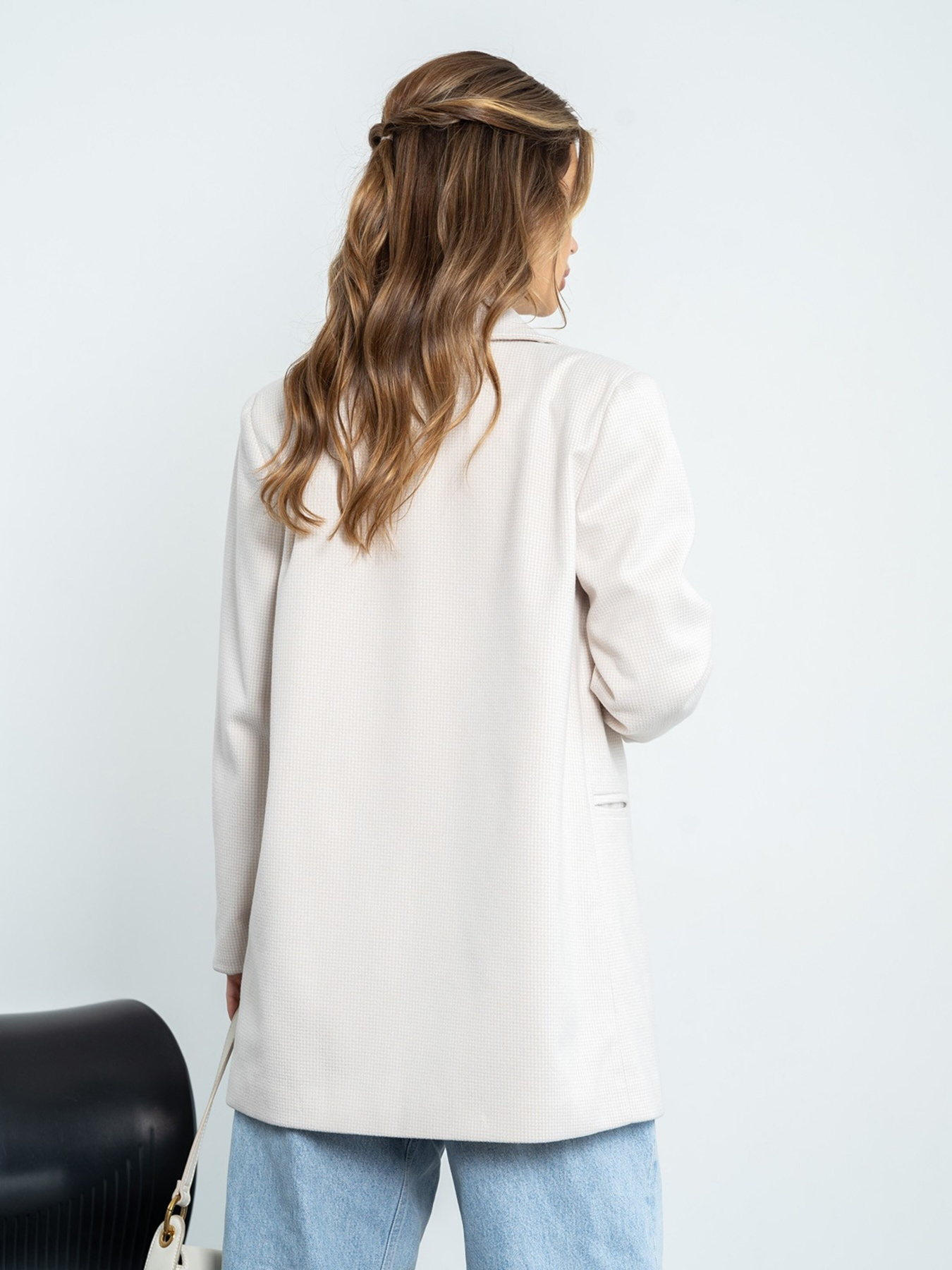 Блейзер ISSA Plus модель 14217_beige Фото