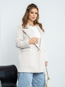 Блейзер ISSA Plus модель 14217_beige Фото