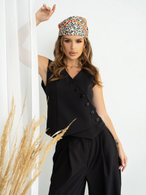 Повсякденний костюм ISSA Plus модель 14219_black Фото