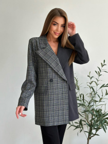 Блейзер ISSA Plus модель 14222_darkgray Фото