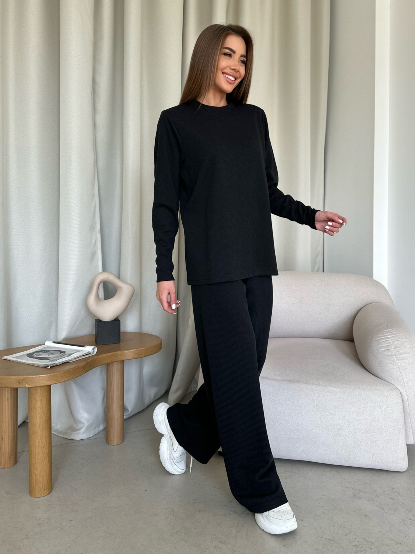 Костюм ISSA Plus модель 12531A_black Фото