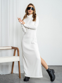 Платье макси ISSA Plus модель 12971A_milk Фото