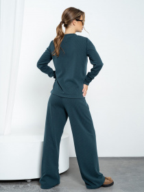 Повсякденний костюм ISSA Plus модель 13472A_green Повсякденний костюм ISSA Plus модель 13472A_green Фото