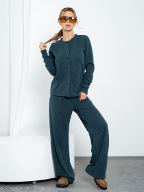 Повсякденний костюм ISSA Plus модель 13472A_green Повсякденний костюм ISSA Plus модель 13472A_green Фото