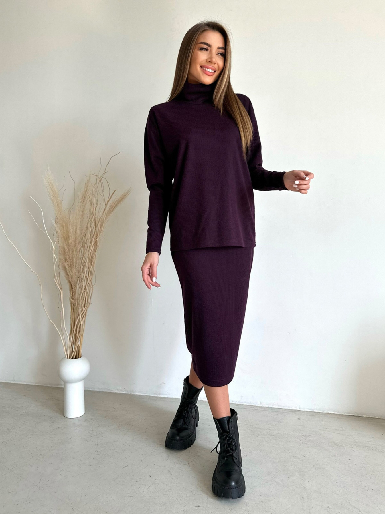 Костюм ISSA Plus модель 13651A_violet Фото