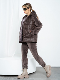 Спортивный костюм ISSA Plus модель SA-480_brown Фото