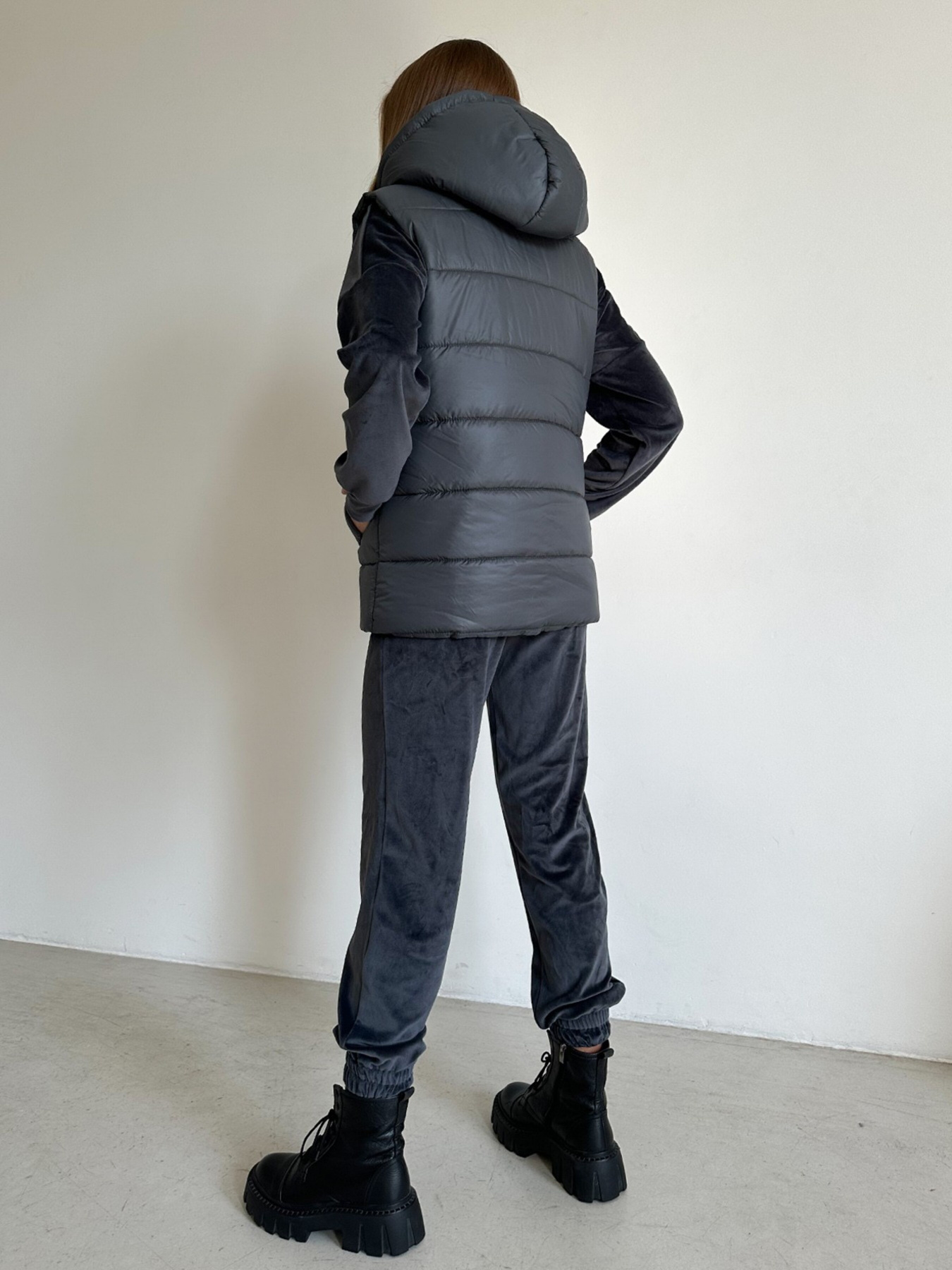 Спортивний костюм ISSA Plus модель SA-480_grey Спортивний костюм ISSA Plus модель SA-480_grey Фото