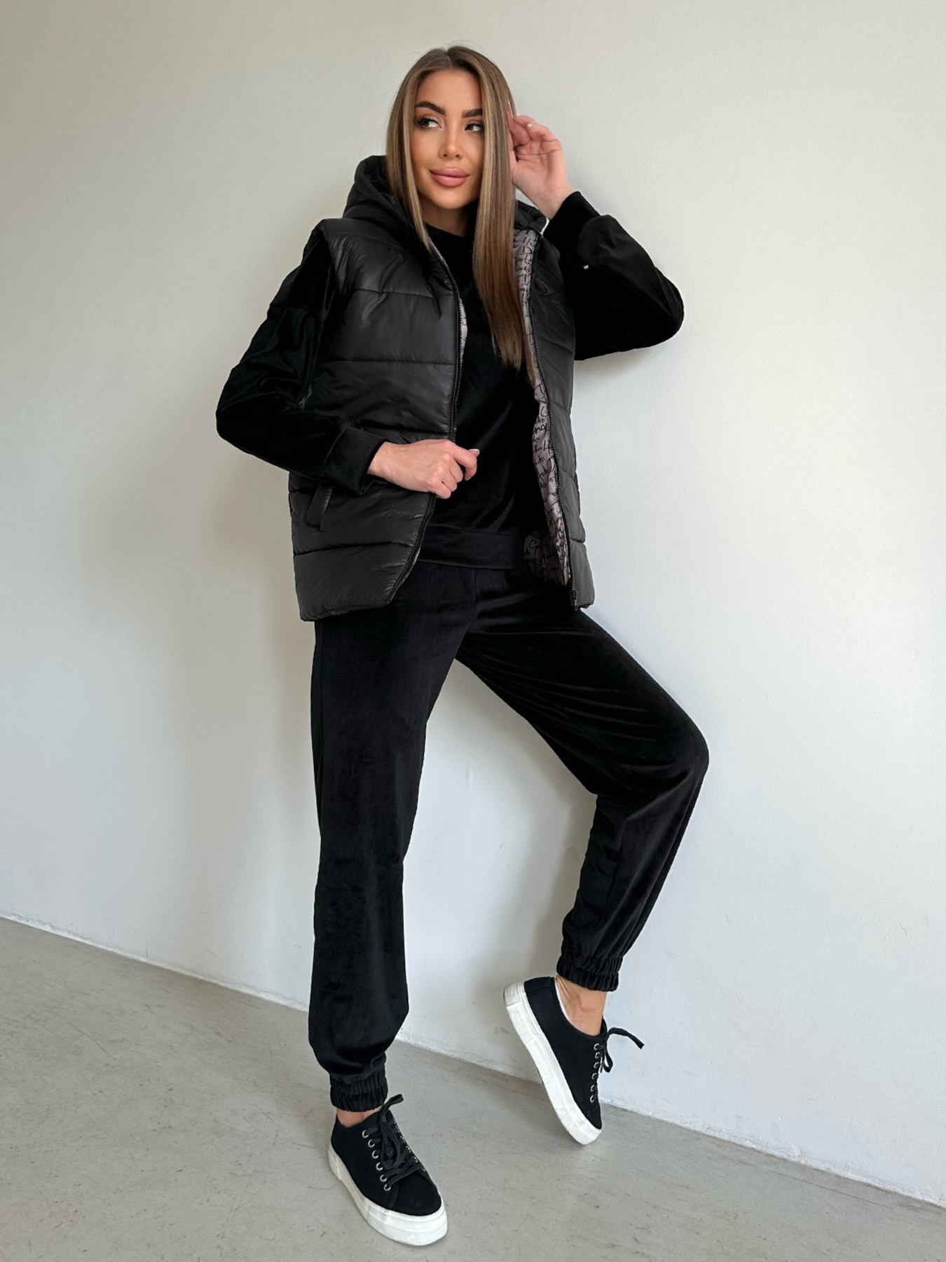 Спортивный костюм ISSA Plus модель SA-480_black Фото