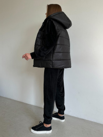 Спортивний костюм ISSA Plus модель SA-480_black Спортивний костюм ISSA Plus модель SA-480_black Фото