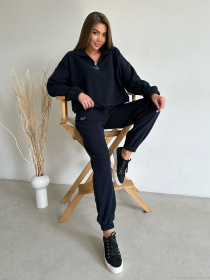 Спортивный костюм ISSA Plus модель SA-486_darkblue Фото