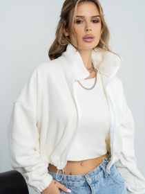 Кофта ISSA Plus модель SA-490_white Фото