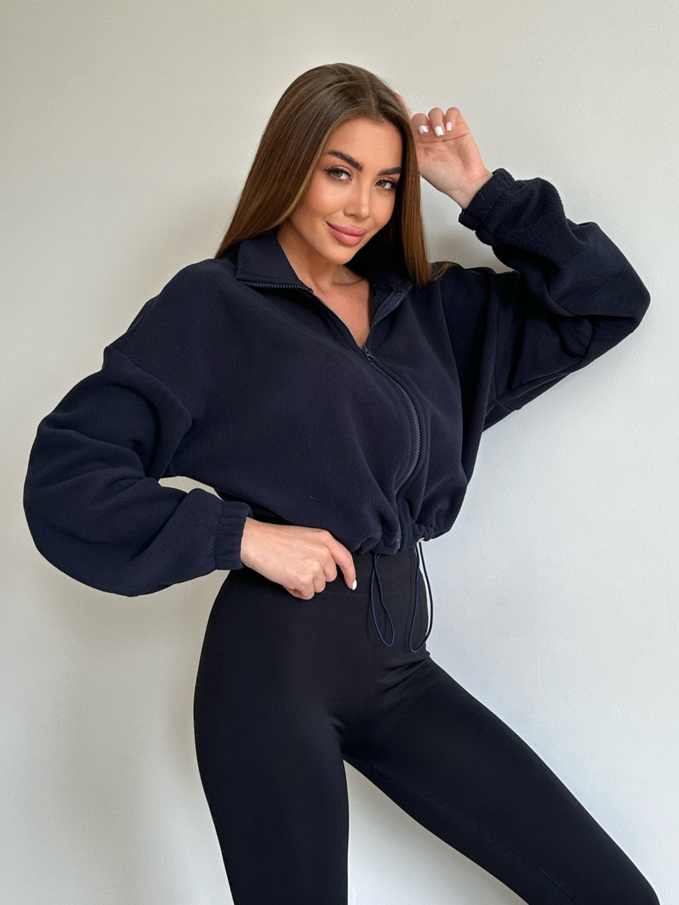 Кофта ISSA Plus модель SA-490_darkblue Фото