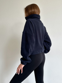 Кофта ISSA Plus модель SA-490_darkblue Фото