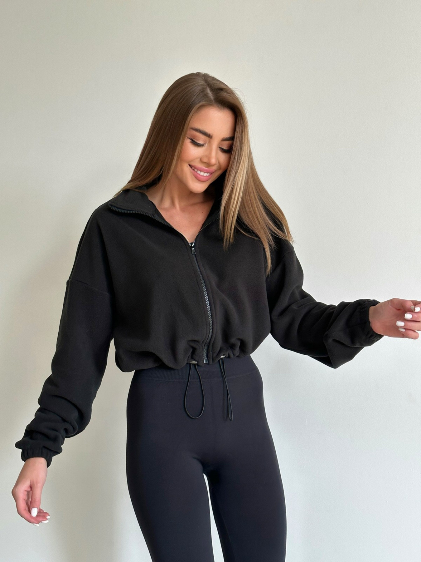 Кофта ISSA Plus модель SA-490_black Фото