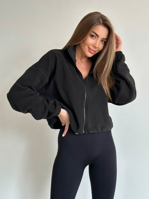 Кофта ISSA Plus модель SA-490_black Фото