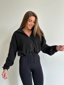 Кофта ISSA Plus модель SA-490_black Фото