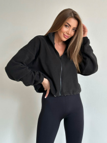 Кофта ISSA Plus модель SA-490_black Фото