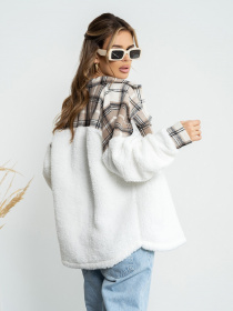 Куртка-сорочка ISSA Plus модель SA-493_beige Фото