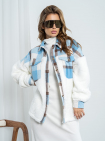 Куртка-рубашка ISSA Plus модель SA-493_blue Фото