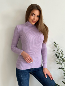 Водолазка ISSA Plus модель WN19-95_lilac Водолазка ISSA Plus модель WN19-95_lilac Фото
