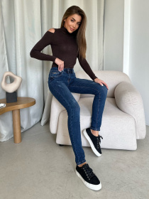 Скіні джинси ISSA Plus модель WN20-537_blue Фото