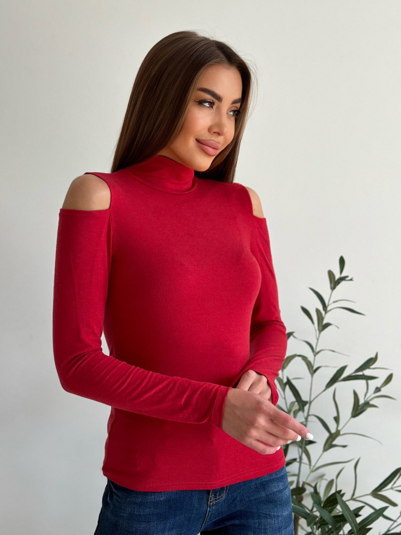 Водолазка ISSA Plus модель WN20-538_red Фото