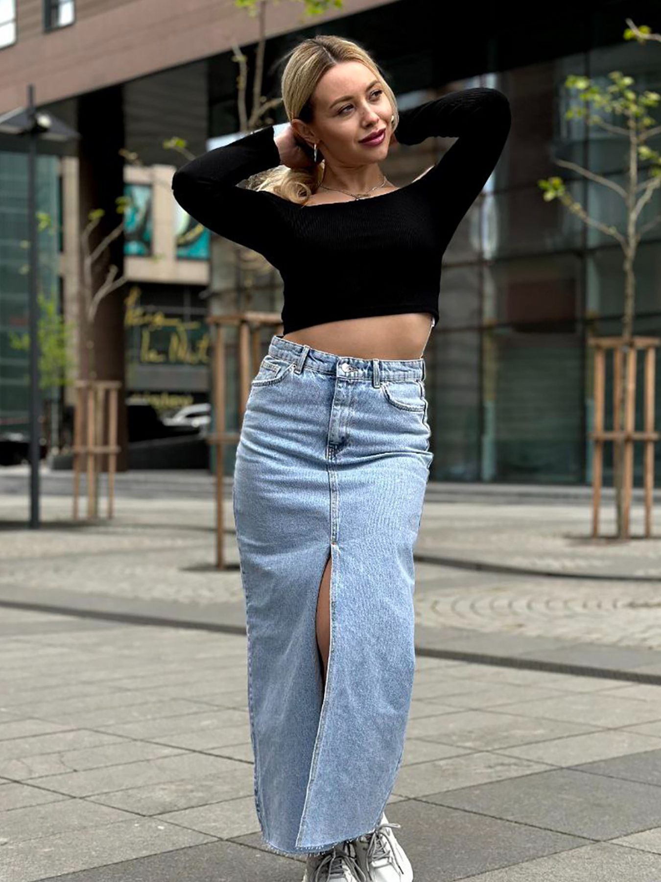 Джинсовая юбка Maritel модель 384811 Фото