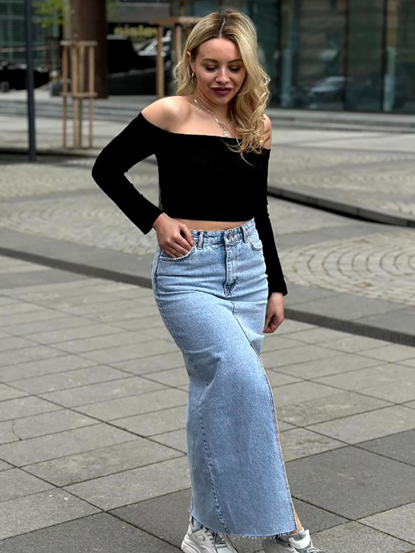 Джинсовая юбка Maritel модель 384811 Фото