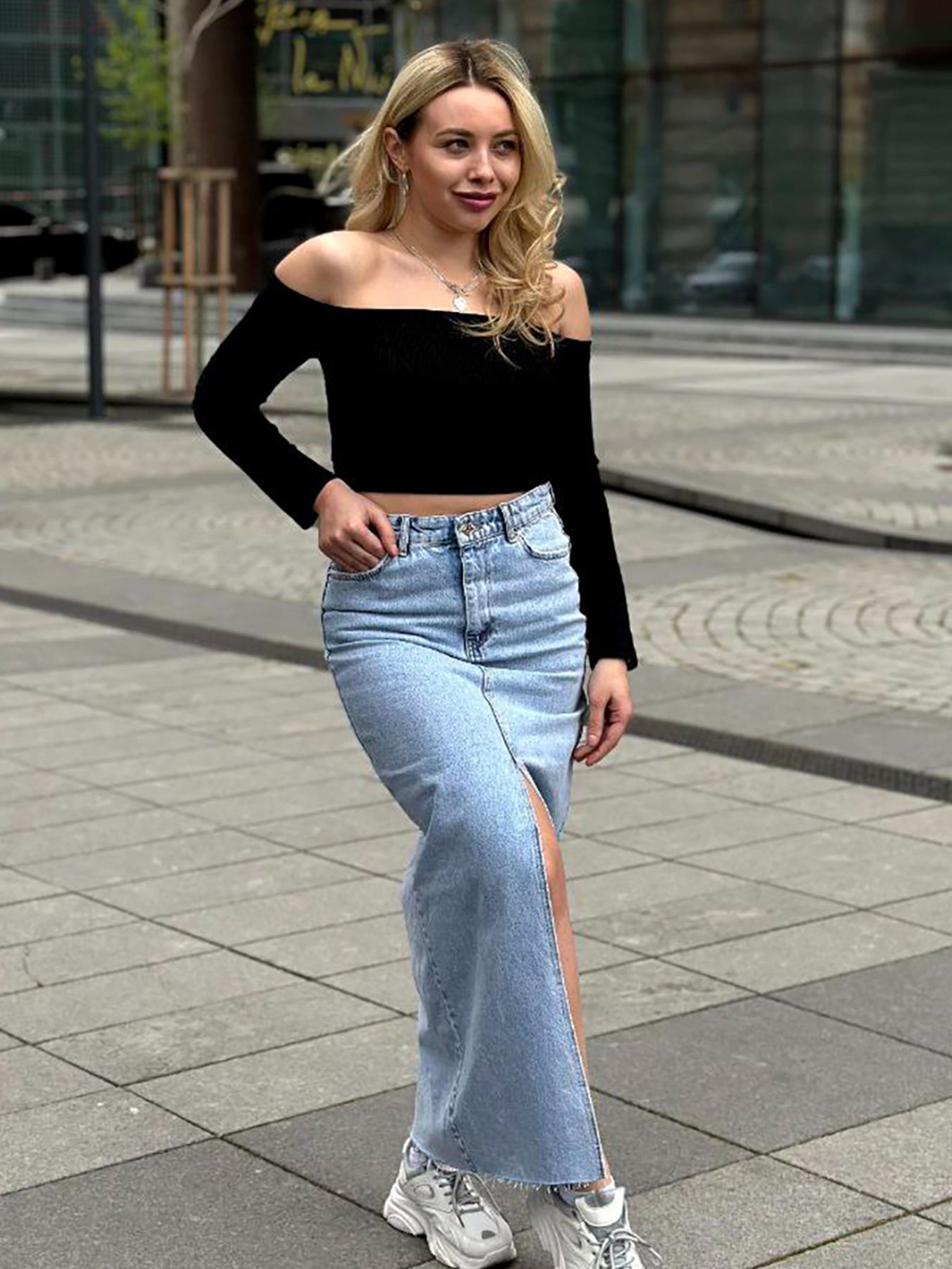 Джинсовая юбка Maritel модель 384811 Фото