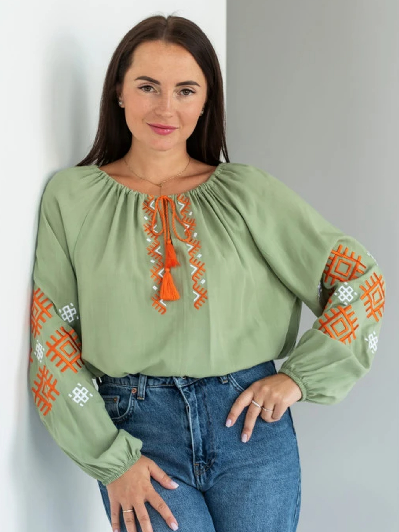 Вышитая рубашка Maritel модель 569538 Фото