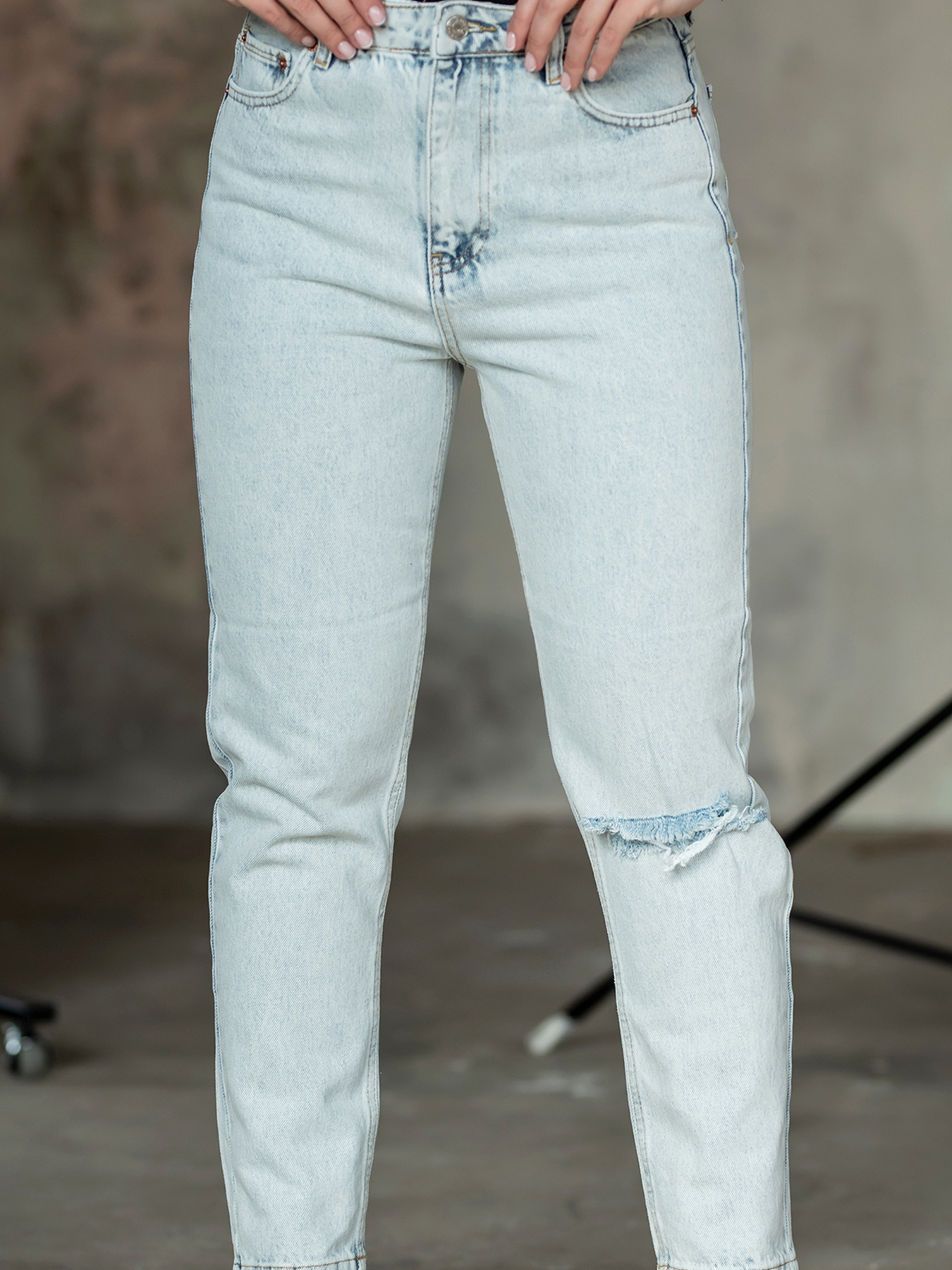 Джинси мом Maritel модель 654448 Фото