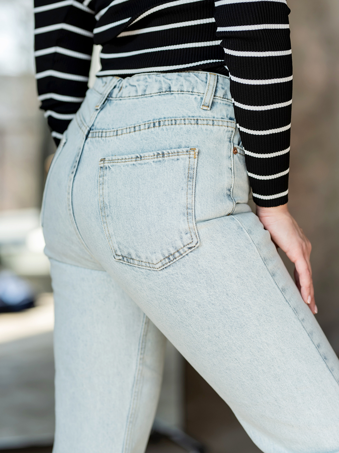 Джинси мом Maritel модель 654448 Фото